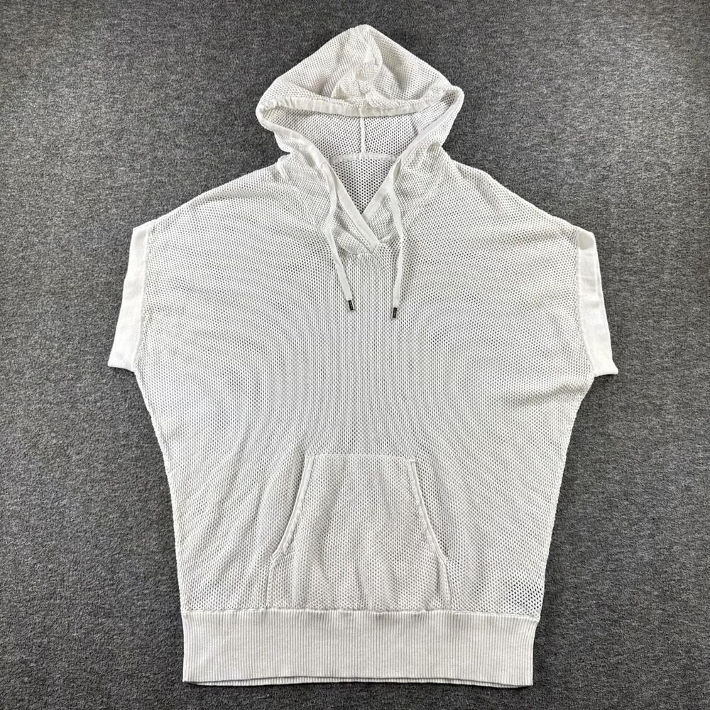 Ralph Lauren Active Sleeveless Knit Mesh Activewear Hoodie Pickleball Top Size M